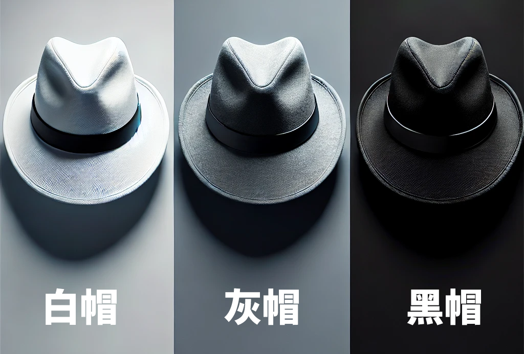 白帽、灰帽、黑帽SEO